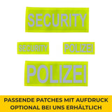 Taktische Warnweste schwarz/gelb