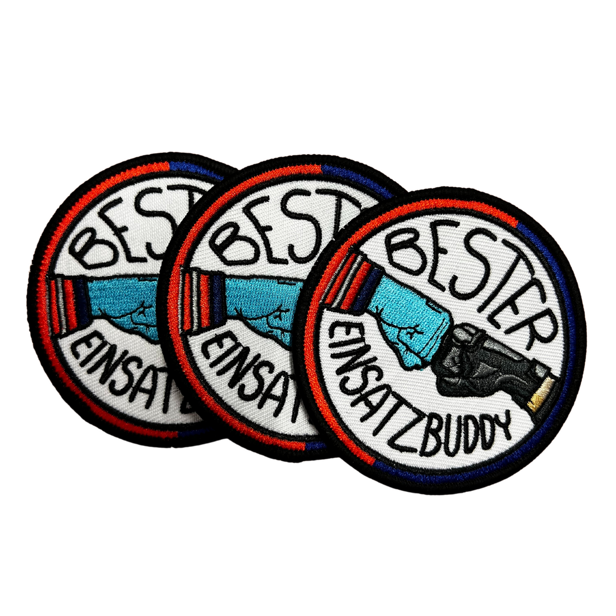 Rescue/Police Best Buddy Textile Patch