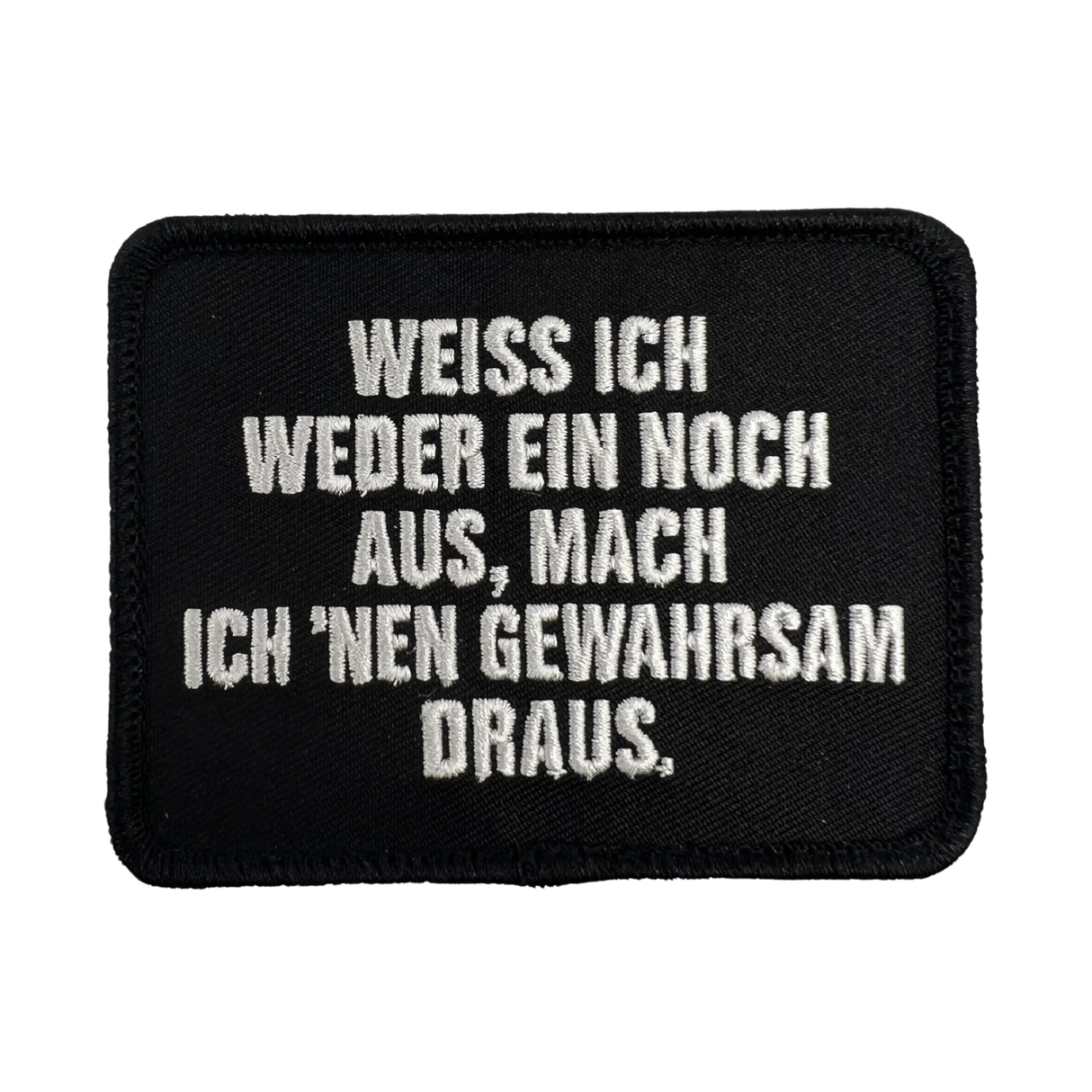 Dienstalltag Sprüche Textil Patches