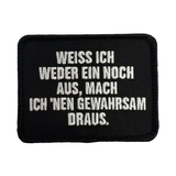 Dienstalltag Sprüche Textil Patches
