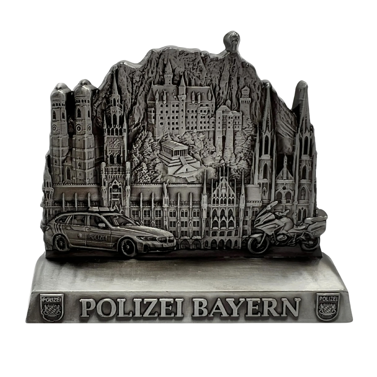 Polizei Bundesländer 3D-Metallskulpturen