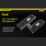 Nitecore Thumb Cliplampe