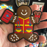 Rettungsdienst Lebkuchenmann Rubber Patch