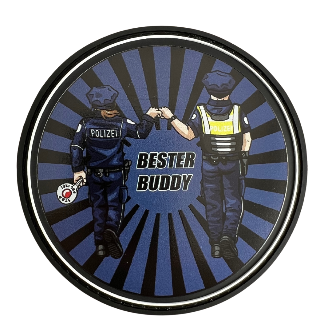 Streifenpartner Bester Buddy Mann/Frau Rubber Patch