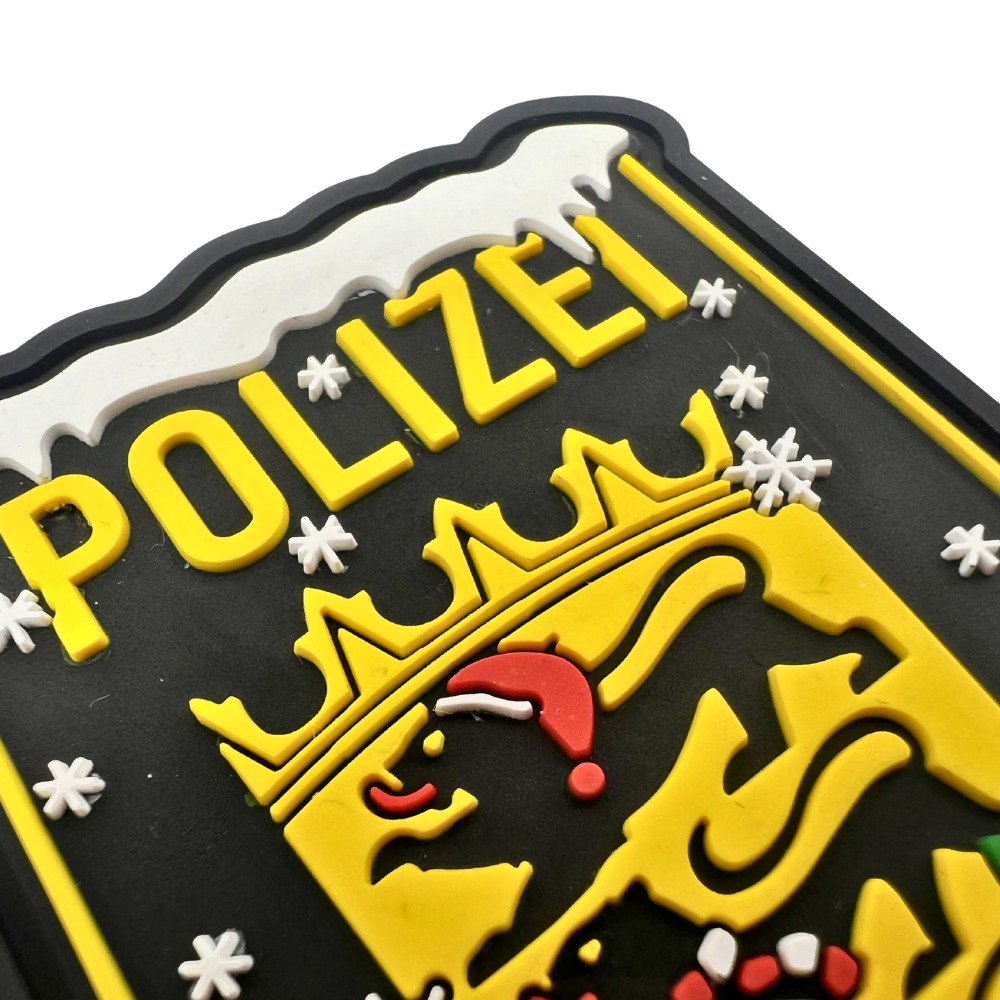 Small Polizei Xmas Rubber Länderpatches