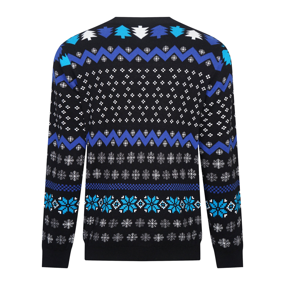 Police Navidad Xmas Sweater mit Patchklettfläche