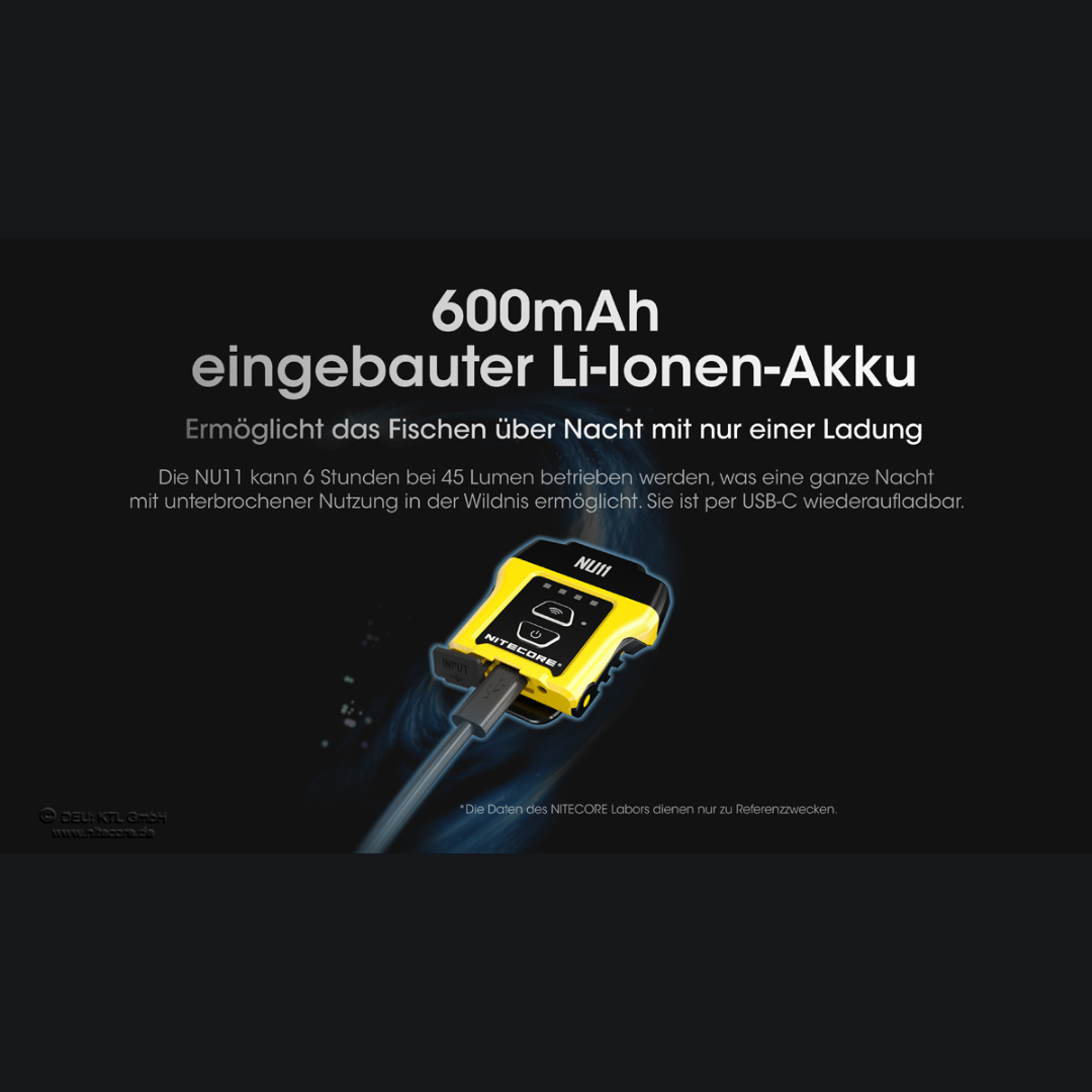 Nitecore NU11 - Clipleuchte mit IR-Sensor