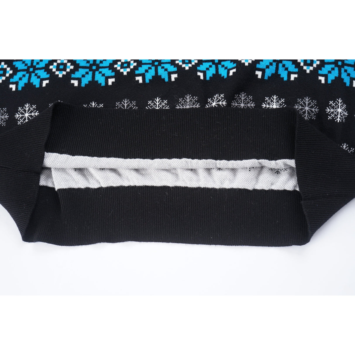 Police Navidad Xmas Sweater mit Patchklettfläche