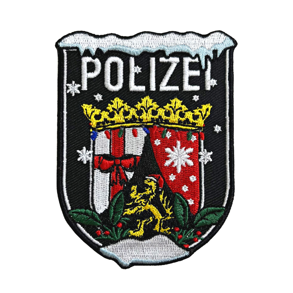 Komplettset Polizei Xmas Textil Länderpatches