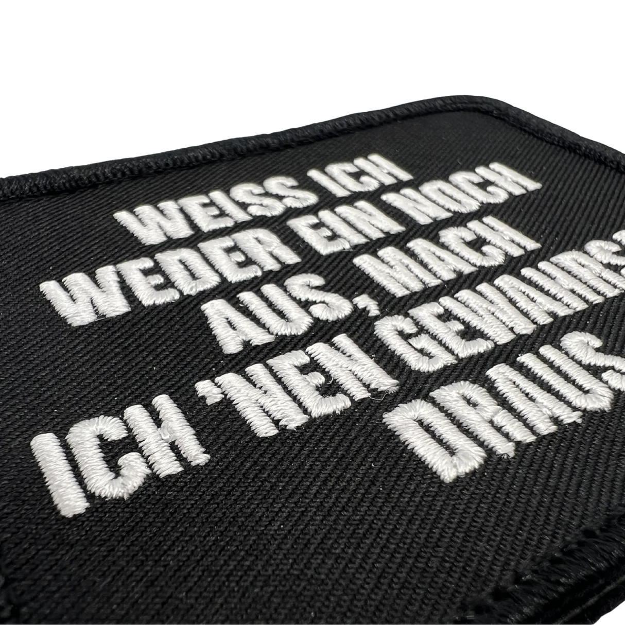 Dienstalltag Sprüche Textil Patches