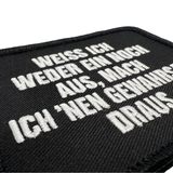 Dienstalltag Sprüche Textil Patches