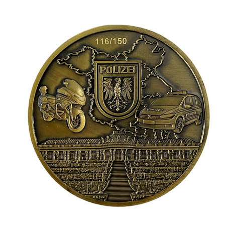 Polizei Brandenburg limitierter Sammlercoin #14