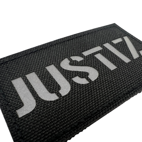 Justiz Lasercut Patch Reflective