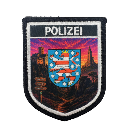Polizei Bundesländer Summer Edition Textil Patches
