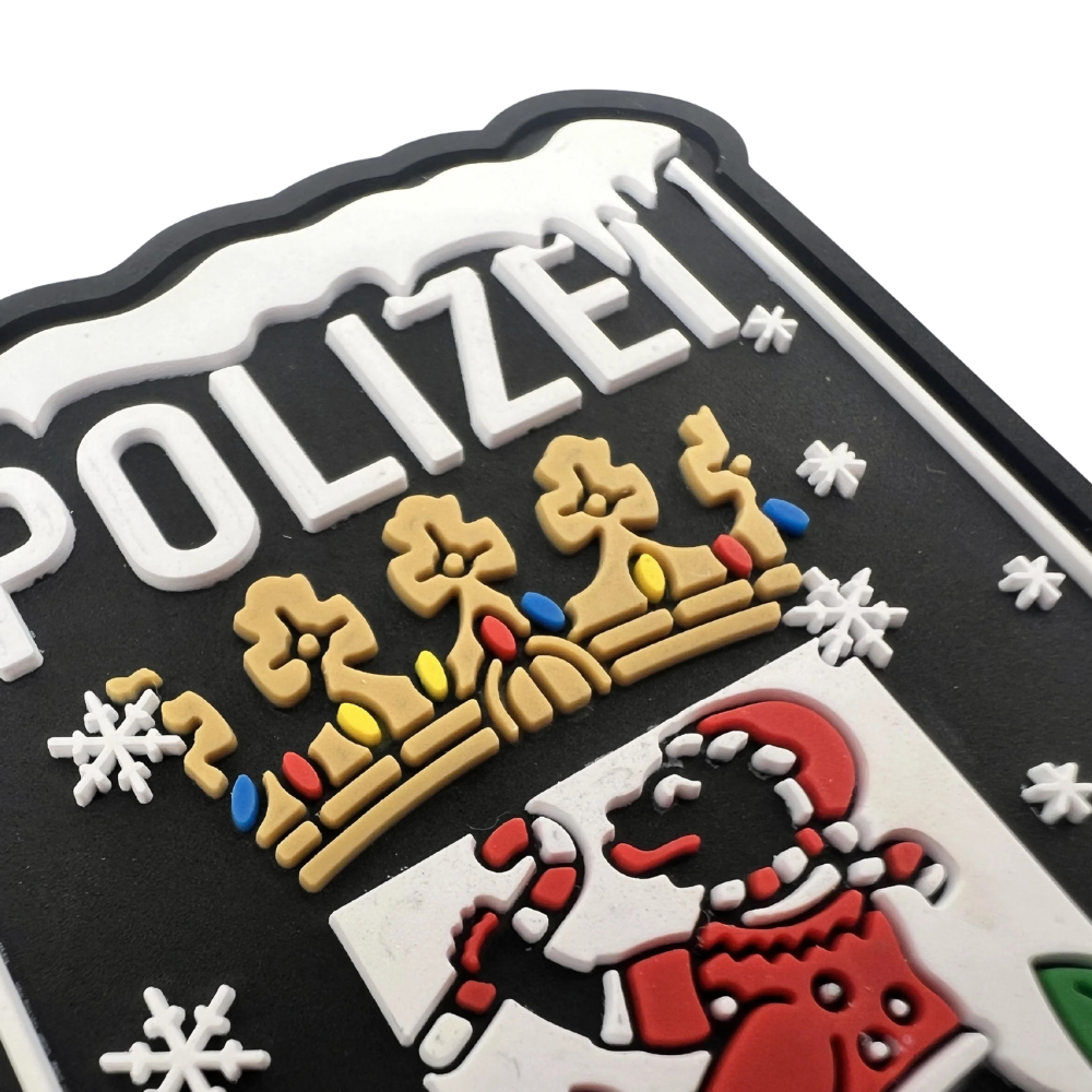 Small Polizei Xmas Rubber Länderpatches