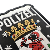 Small Polizei Xmas Rubber Länderpatches