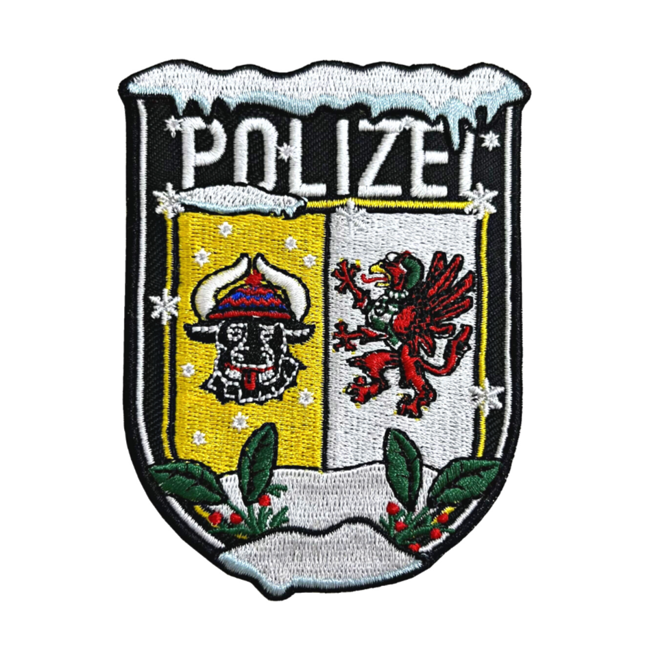 Komplettset Polizei Xmas Textil Länderpatches