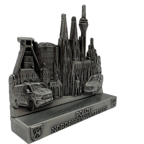 Polizei Bundesländer 3D-Metallskulpturen