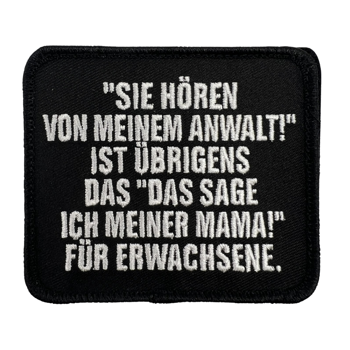 Dienstalltag Sprüche Textil Patches