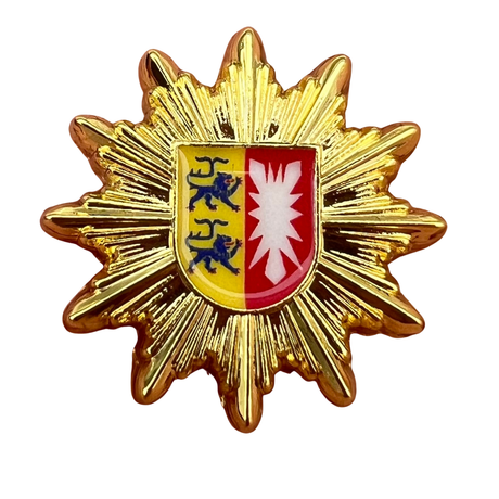 Ansteck-Pin Polizeistern Bundesländer + Bundespolizei