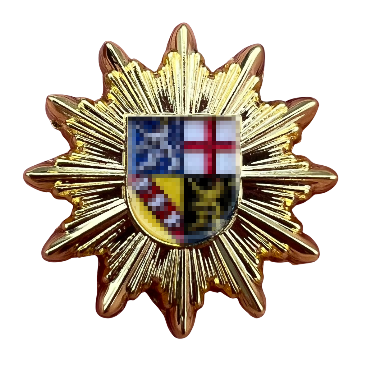 Ansteck-Pin Polizeistern Bundesländer / Bundespolizei