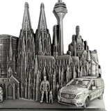 Polizei Bundesländer 3D-Metallskulpturen