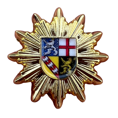 Ansteck-Pin Polizeistern Bundesländer + Bundespolizei