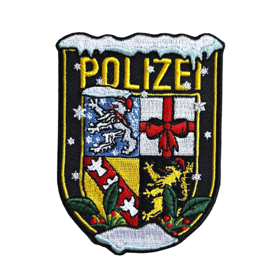 Komplettset Polizei Xmas Textil Länderpatches