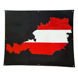 XL Patch Klettmatte Österreich Flagge