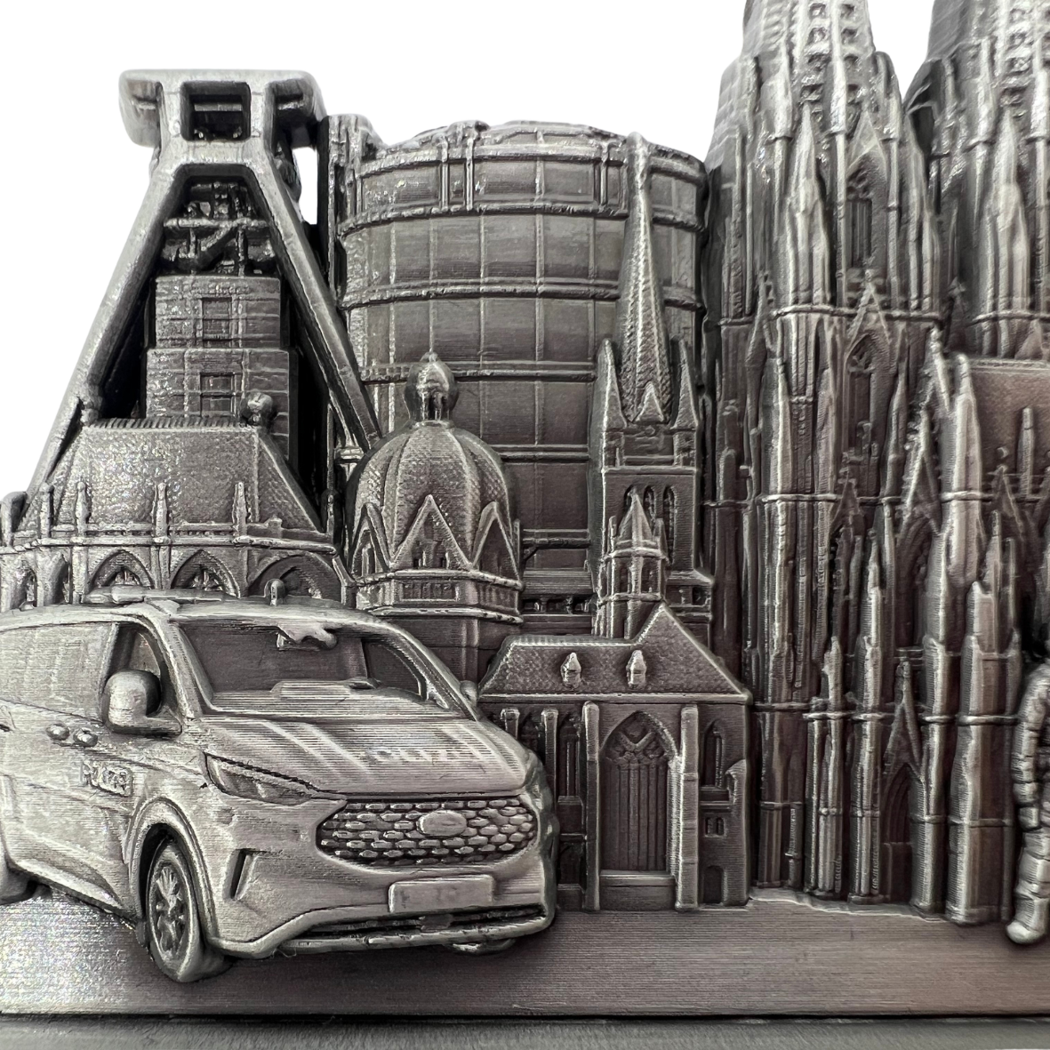 Polizei Bundesländer 3D-Metallskulpturen