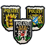 Small Polizei Xmas Rubber Länderpatches