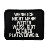 Dienstalltag Sprüche Textil Patches