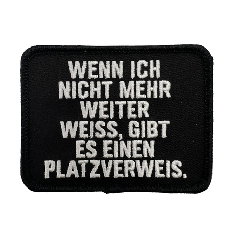 Dienstalltag Sprüche Textil Patches