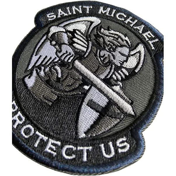 Saint Michael textile patch