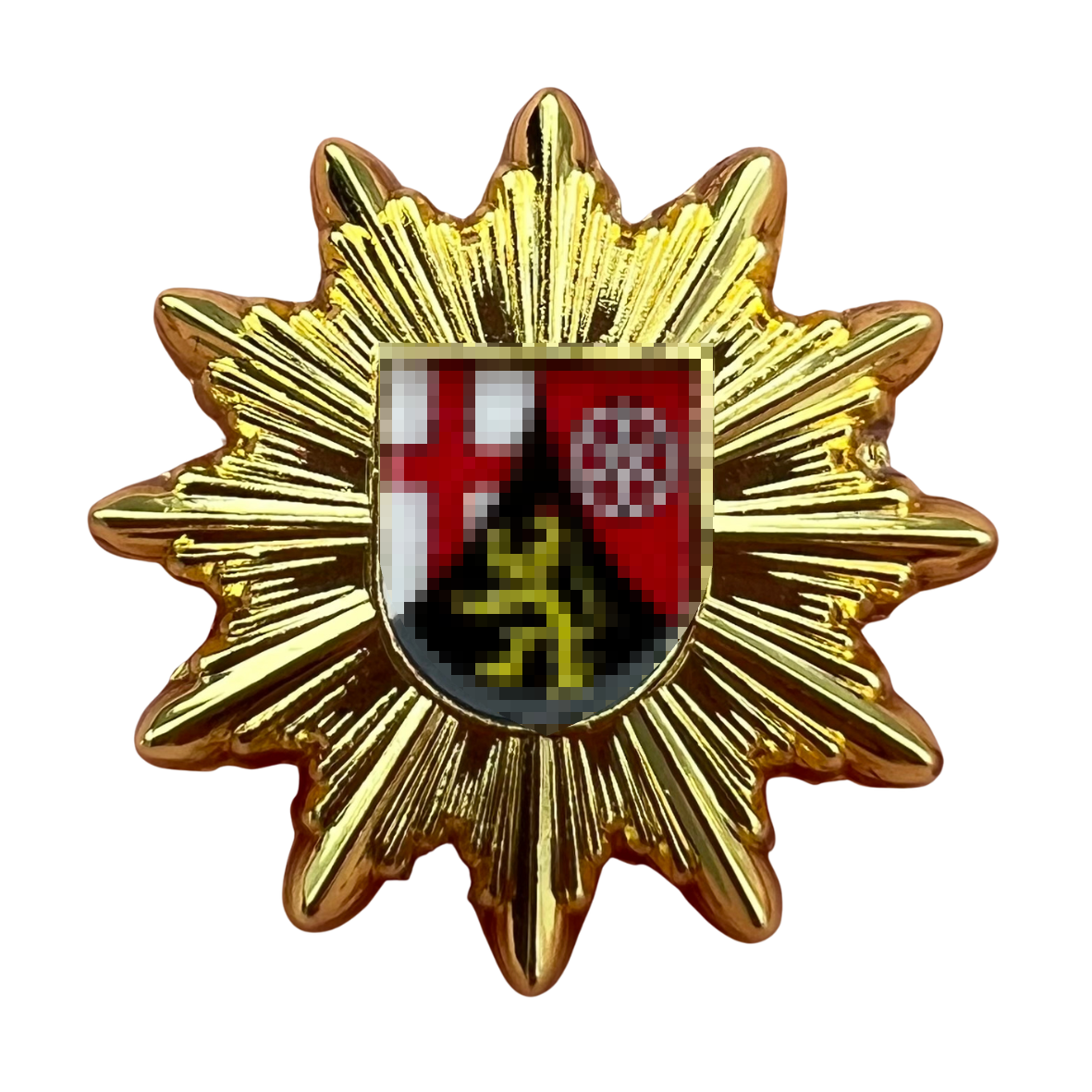 Ansteck-Pin Polizeistern Bundesländer / Bundespolizei