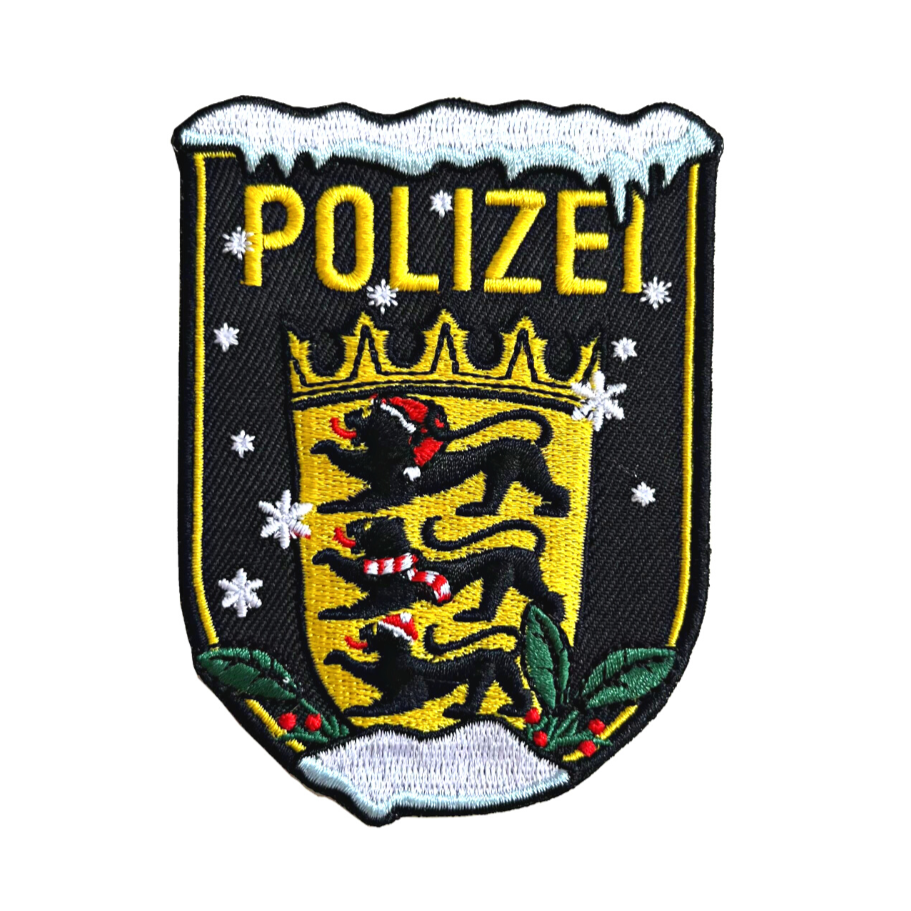 Komplettset Polizei Xmas Textil Länderpatches