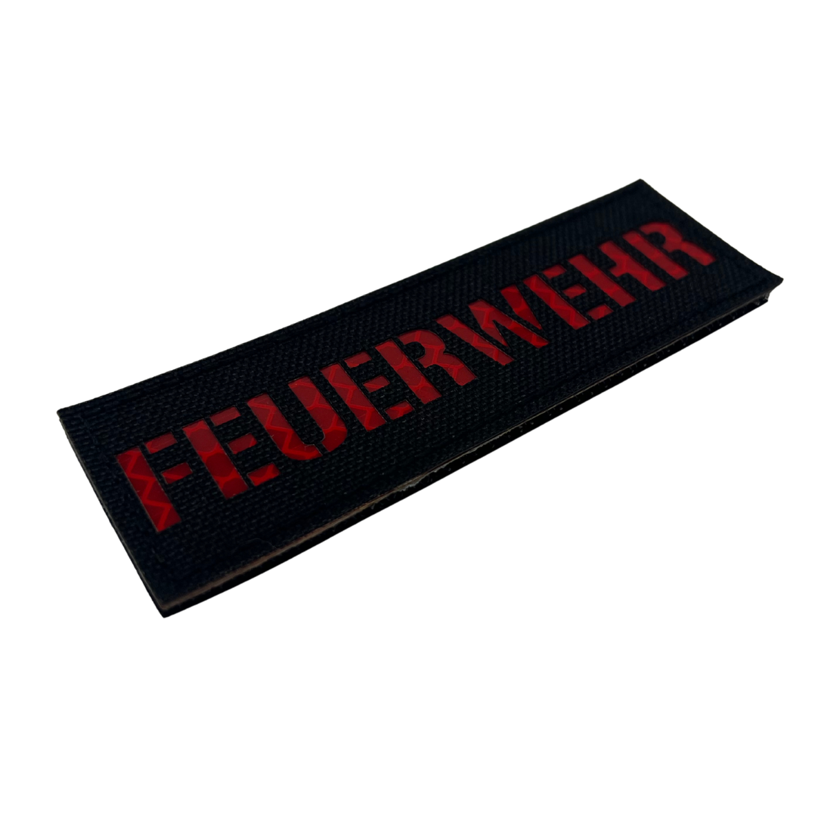 Feuerwehr Lasercut Patch Rot Reflective