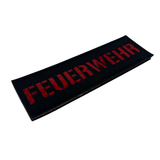 Feuerwehr Lasercut Patch Rot Reflective