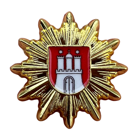 Ansteck-Pin Polizeistern Bundesländer + Bundespolizei