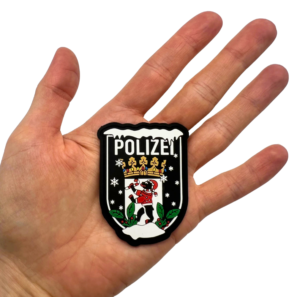 Small Polizei Xmas Rubber Länderpatches