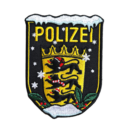 Polizei Xmas Textil Länderpatches
