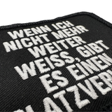 Dienstalltag Sprüche Textil Patches