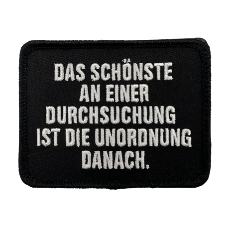 Dienstalltag Sprüche Textil Patches