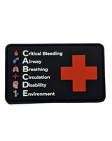 First AID CABCDE Rubber Patch