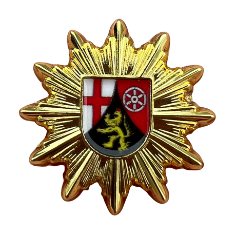 Ansteck-Pin Polizeistern Bundesländer + Bundespolizei