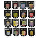 Bundesländer "Glow in the Dark" Lasercut Patches