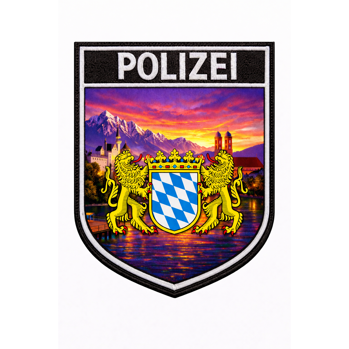 Polizei Bundesländer Summer Edition Textil Patches