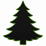 Set Weihnachtsbaum Patch Klettmatte + Small Polizei Xmas Rubber Länderpatches