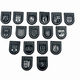 Mini Black Ops Justiz Bundesländer Textil Patches