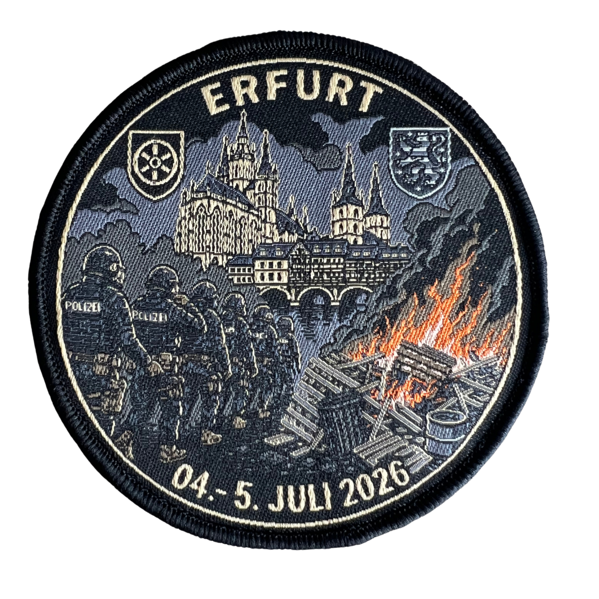 Einsatz Erfurt 2026 Textil Patch